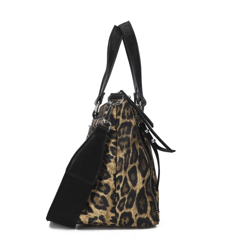 Ladies Leopard Print Handbag